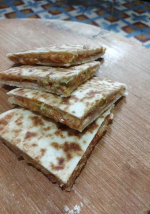 صورة لوصفة كسرة محشية (شكشوكة)
