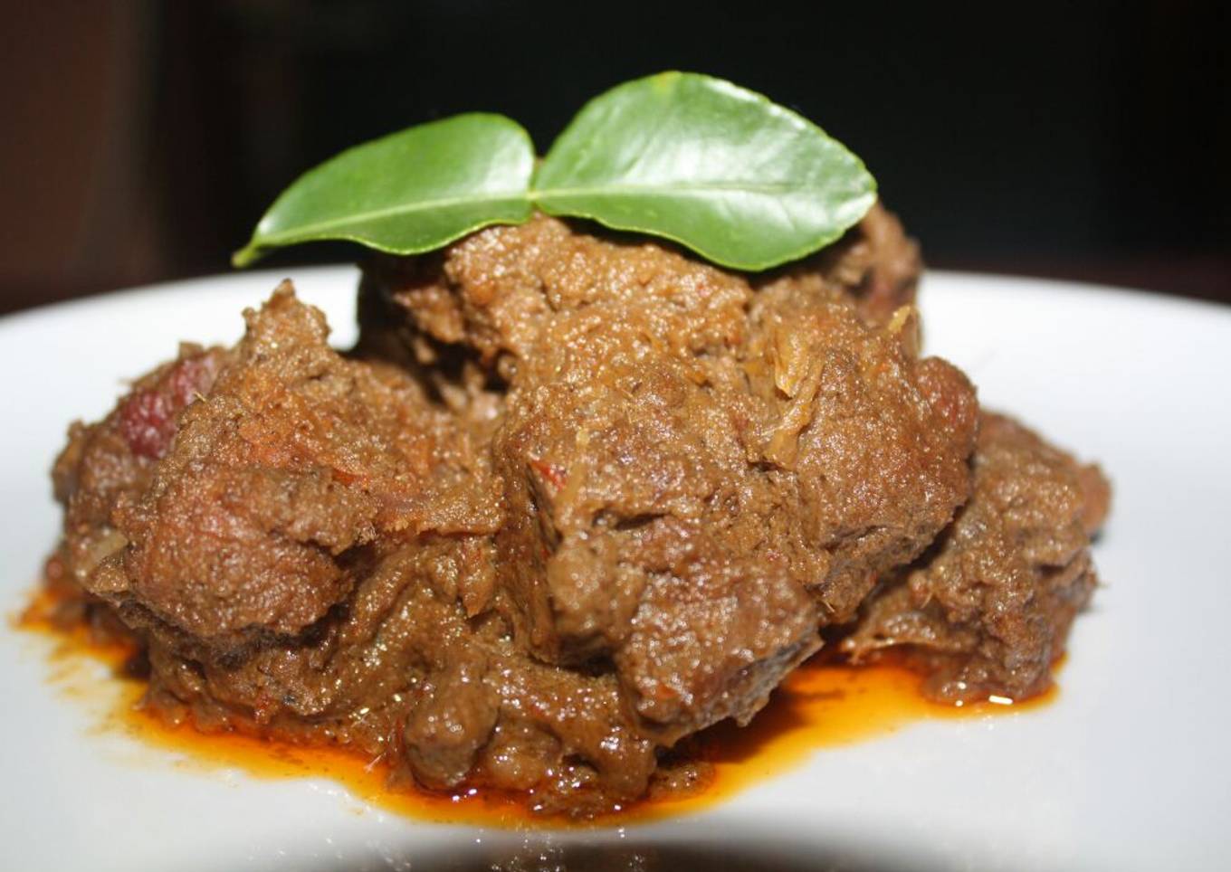 Rendang khas padang Asli