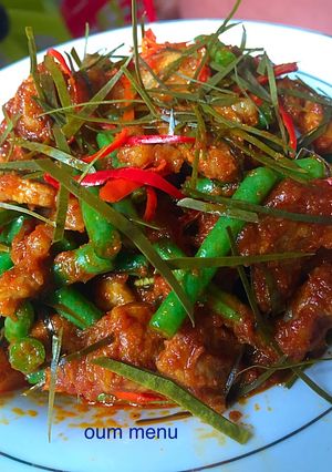 รูปของ หมูสามชั้นผัดพริกแกง