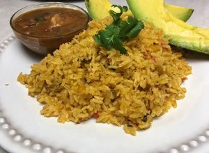 Una foto de Arroz con bacalao