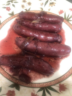Una foto de Salchichas al vino