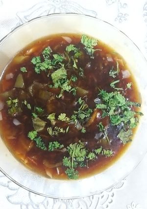 મંચોવ સૂપ(manchow soup recipe in Gujarati) રેસીપી મુખ્ય ફોટો
