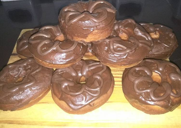 Donas bañadas.