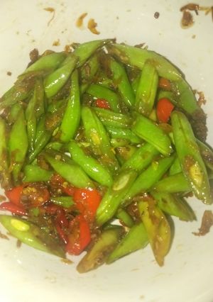 Foto resep Tumis buncis dawu/ Ebi