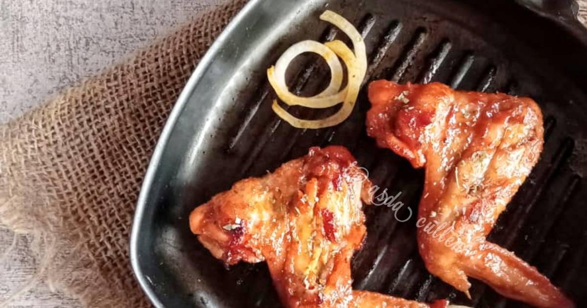 Resep Sayap Ayam Panggang Madu Honey Grilled Chicken Wings Oleh Asda