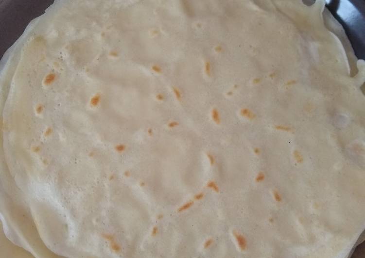 Massa para panquecas sem leite