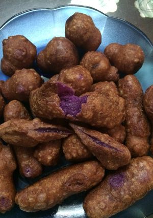 Hình của món Khoai mỡ chiên giòn.