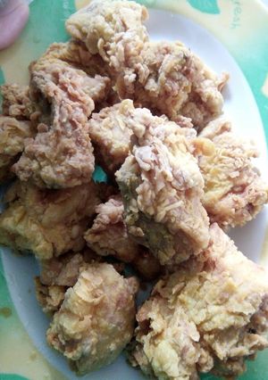 Foto resep Ayam goreng kfc bumbu kuning simple