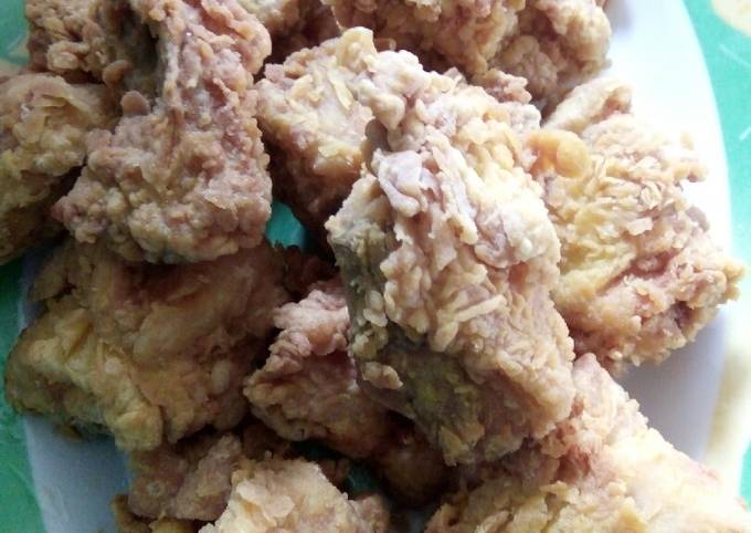 Ayam goreng kfc bumbu kuning simple