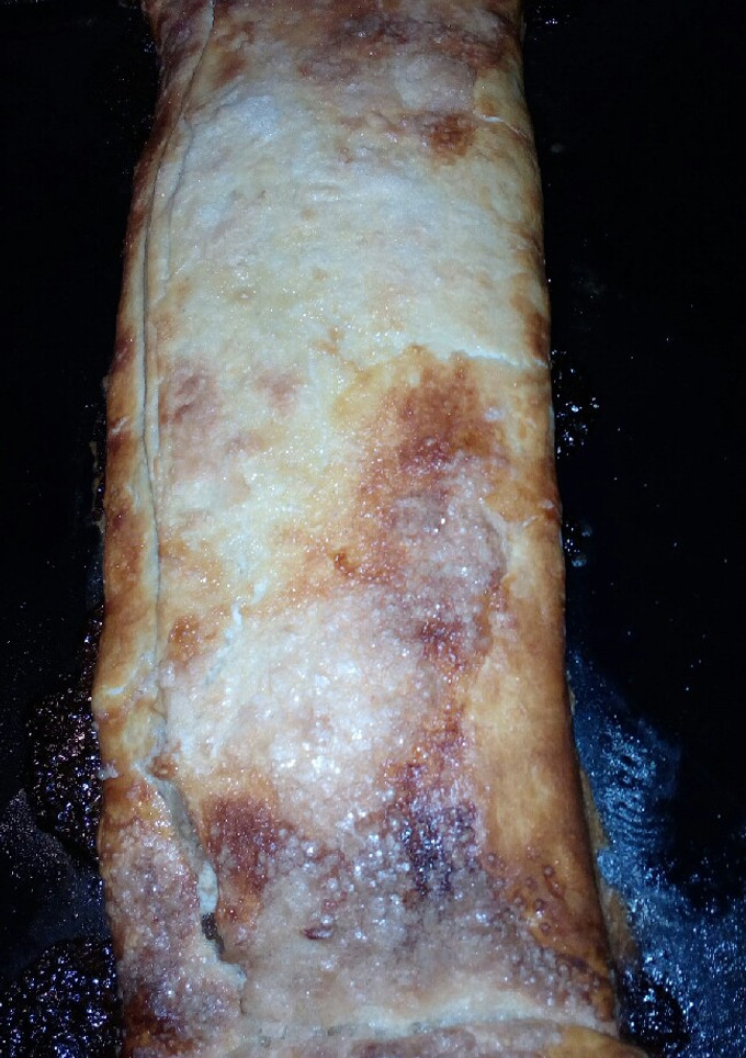Una foto de Strudel de nanzanas