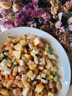 Una foto de Ensalada de alubias