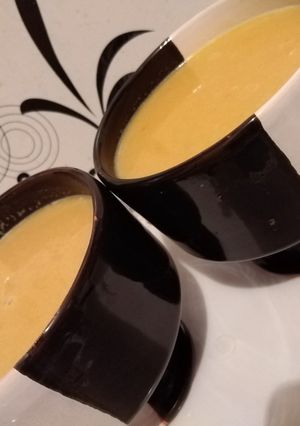 صورة لوصفة حساء اليقطين بالجبن