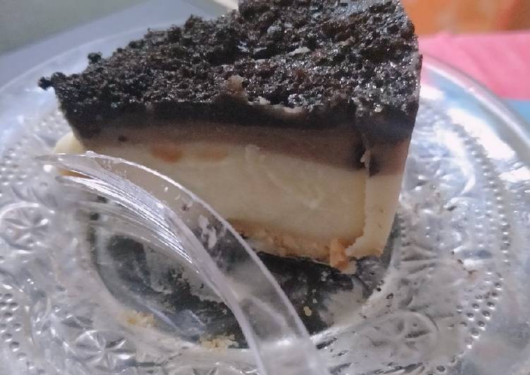 Cheese cake oreo tanpa oven (metode kukus)