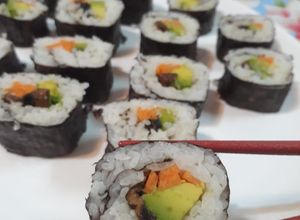 Una foto de Sushi Maki vegetariano 🍱