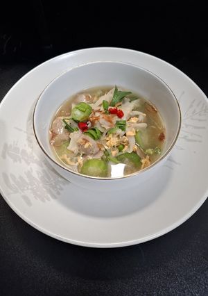 Foto resep Sup Oyong Jamur Tiram