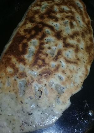 Una foto de Tarta de chía con relleno  de repollo y algo más