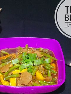 Foto resep Tumis Buncis Jagung