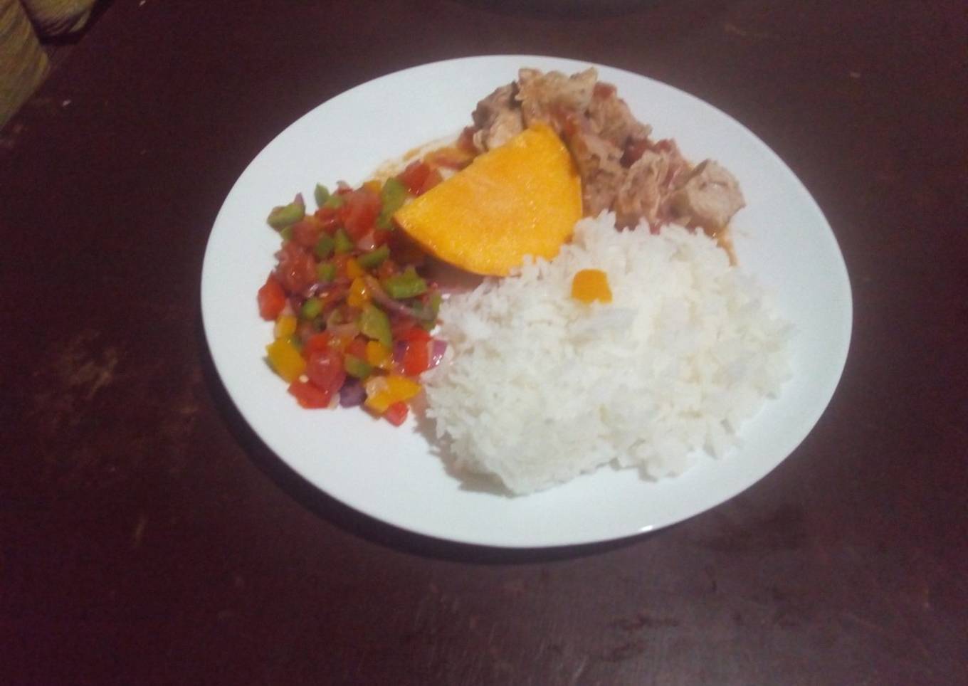 Chicken Belle with Rice