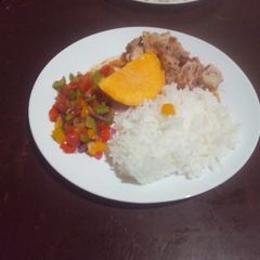 A picture of Chicken Belle with Rice.