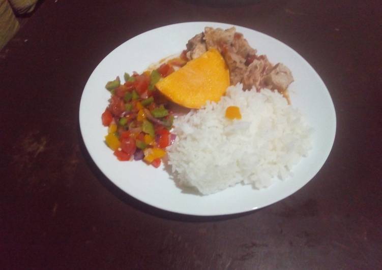 Chicken Belle with Rice