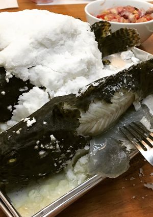 Foto resep Ikan Panggang Garam