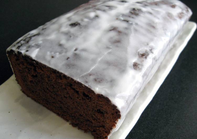 Recipe of Homemade Glazed Pound Chocolate Cake