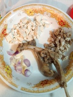 Foto resep Bubur kacang Merah Ayam Kampung (MPASI Bayi 8 Bln+)