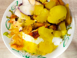 Labu Air Kuah Kuning dengan Lontong