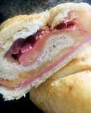 🥖PAN🥖 RELLENO DE JAMON 🥓 Y DOS QUESOS 🧀 (en horno eléctrico)