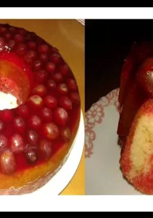 صورة لوصفة كيكة الجيلي