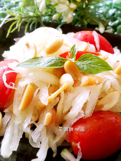 泰式涼拌青木瓜 的食譜成品照片