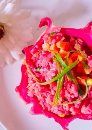 Foto resep Nasi Goreng Buah Naga
