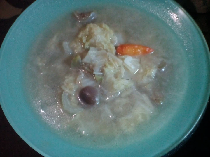 Cara Gampang Membuat Resep Lodeh sawi alakadarnya (bumbu iris) yang Bisa Manjain Lidah Anti Ribet, Sempurna