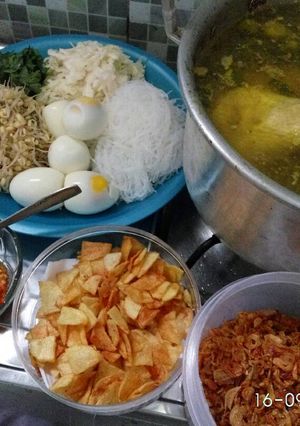 Foto resep Soto ayam ala saya😄