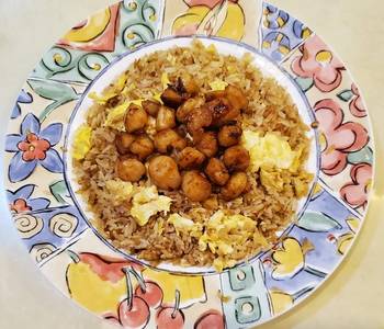 Update, Cooking Recipe Scallop Fried Rice Savory Delicious