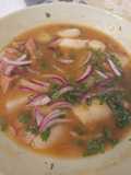 Encebollado estilo ecuatoriano