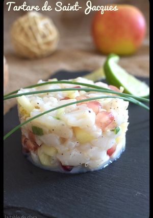 Une photo de Tartare de Saint-Jacques