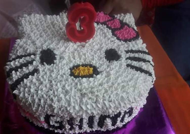 Cara Membuat Tart hello kitty yang Renyah