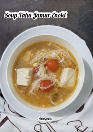 Foto resep #853. Soup Tahu Jamur Enoki