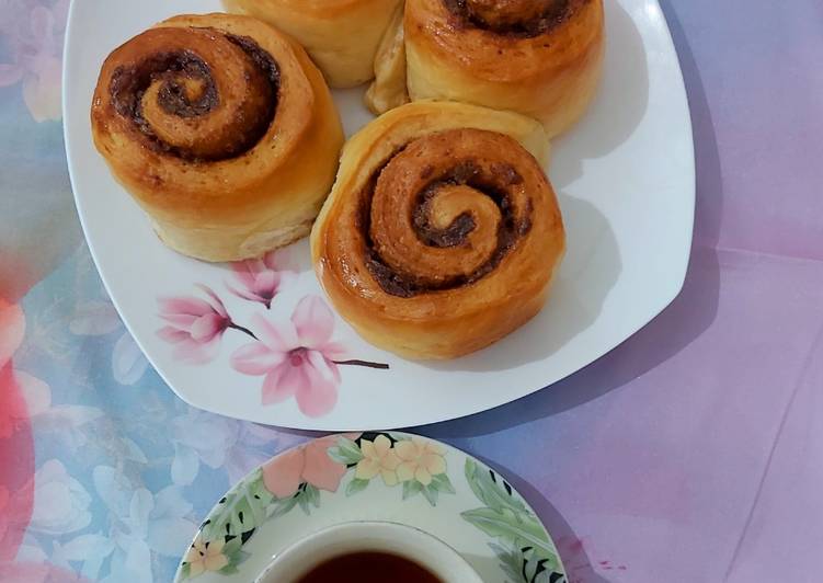 Milo cappucino roll bread (small batch)