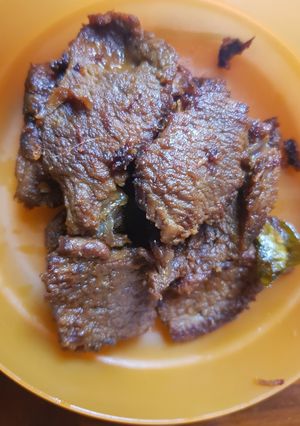 Foto resep Rendang daging kering tanpa santan