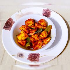 Kerala Style Mango Pickle Recipe A picture of Kerala Style Mango Pickle Recipe.