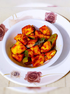 A picture of Kerala Style Mango Pickle Recipe.