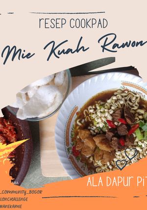 Foto resep Mie Kuah Rawon