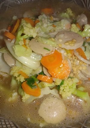 Foto resep Capcay sayur kuah pedas