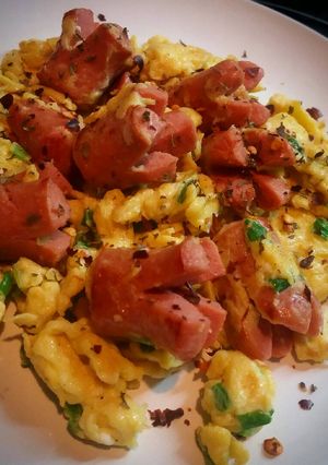 Foto resep Acak2 Telur & Sosis Ayam