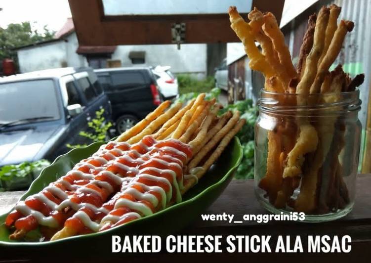 Resep BAKED CHEESE STICK LOW CARB (cheese stick Panggang) no tepung Anti Gagal