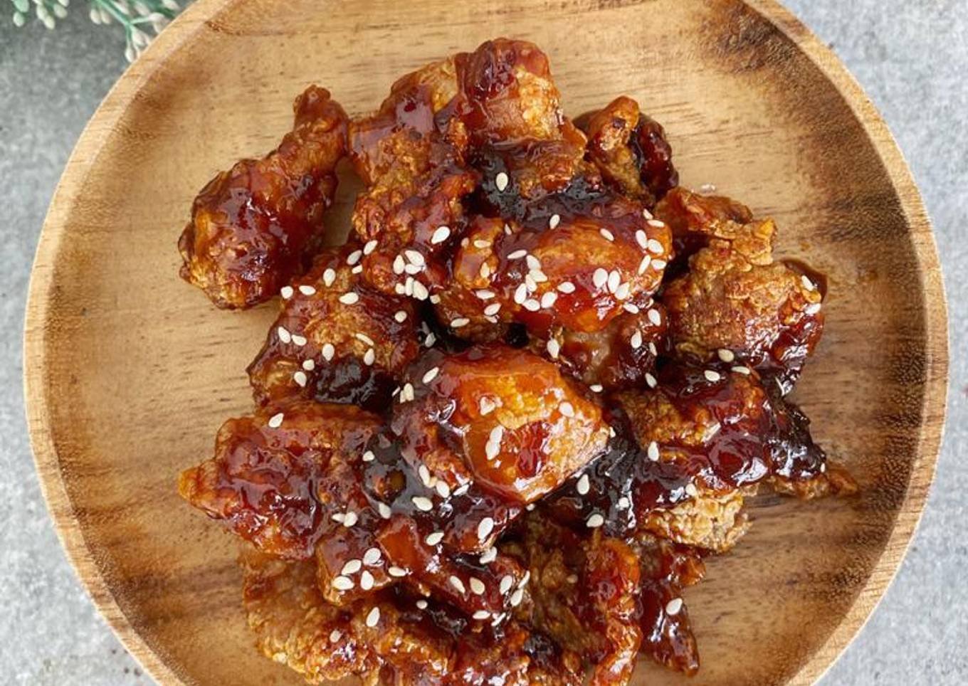 Dakgangjeong - Crunchy Korean fried chicken