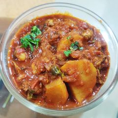 A picture of Konkani Style Kalwa Masala.