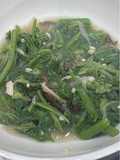 Tumis daun labu Vegan